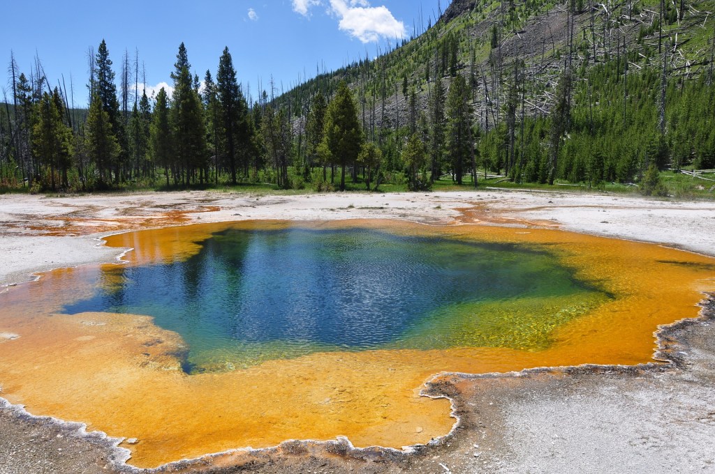 Charca de Yellowstone que podría tener arqueas Asgard que serían nuestro origen... o no